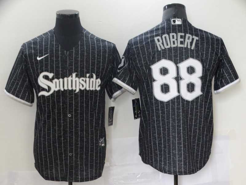 White Sox 88 Luis Robert Black 2021 City Connect Cool Base Jersey,We sell and wholesale White Sox 88 Luis Robert Black 2021 City Connect Cool Base Jersey on line form chian!